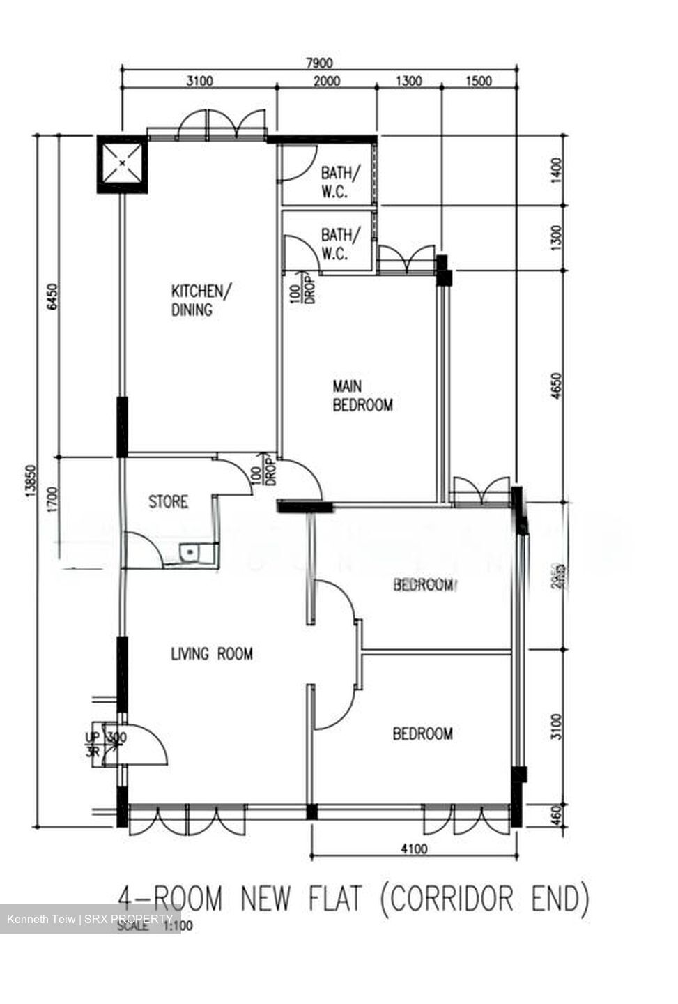 Blk 434 Clementi Avenue 3 (Clementi), HDB 4 Rooms #557227471